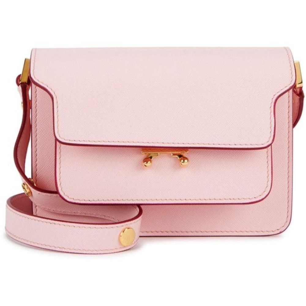 Marni Trunk Bag light pink crossbody